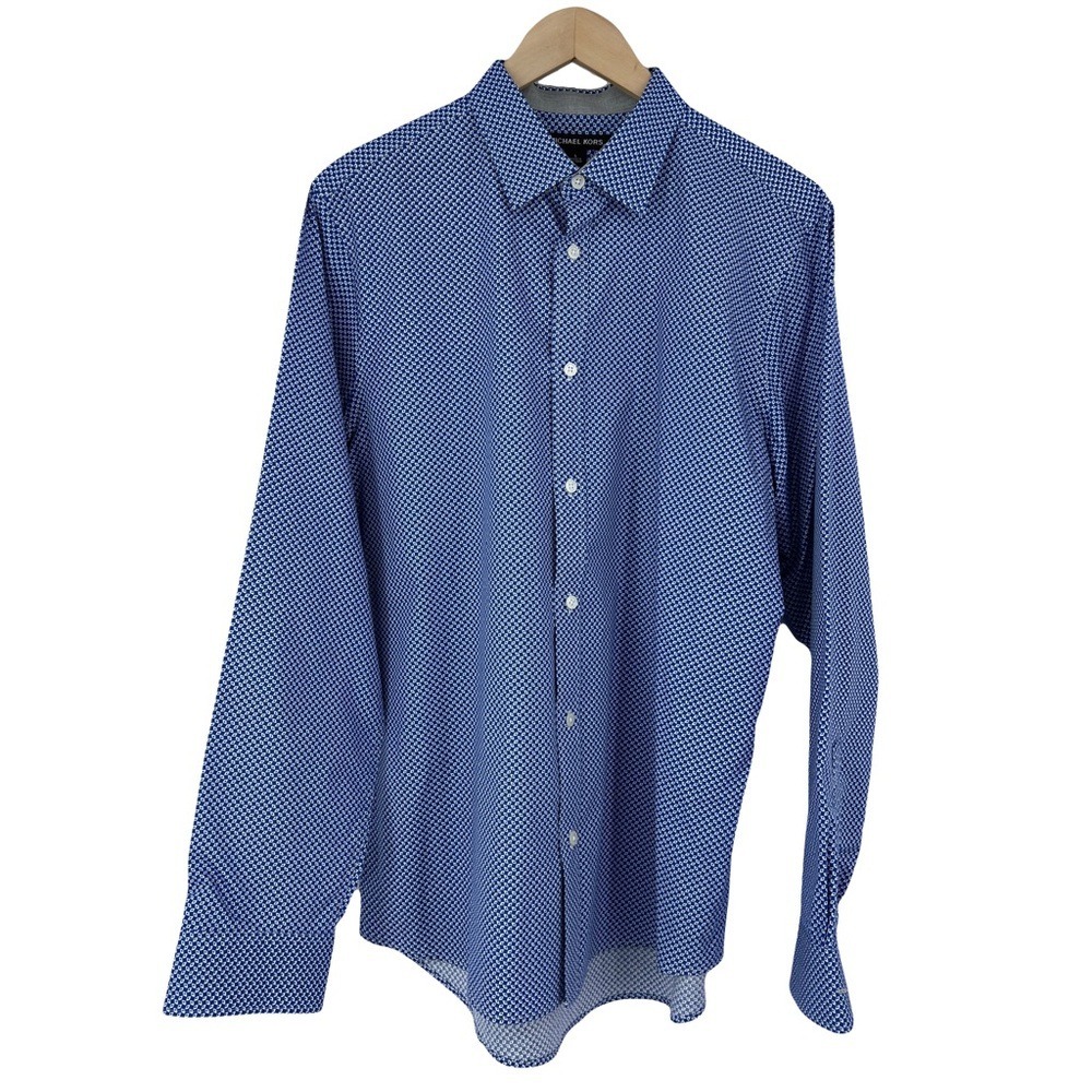 Michael Kors men's tailored fit‎ dress shirt L